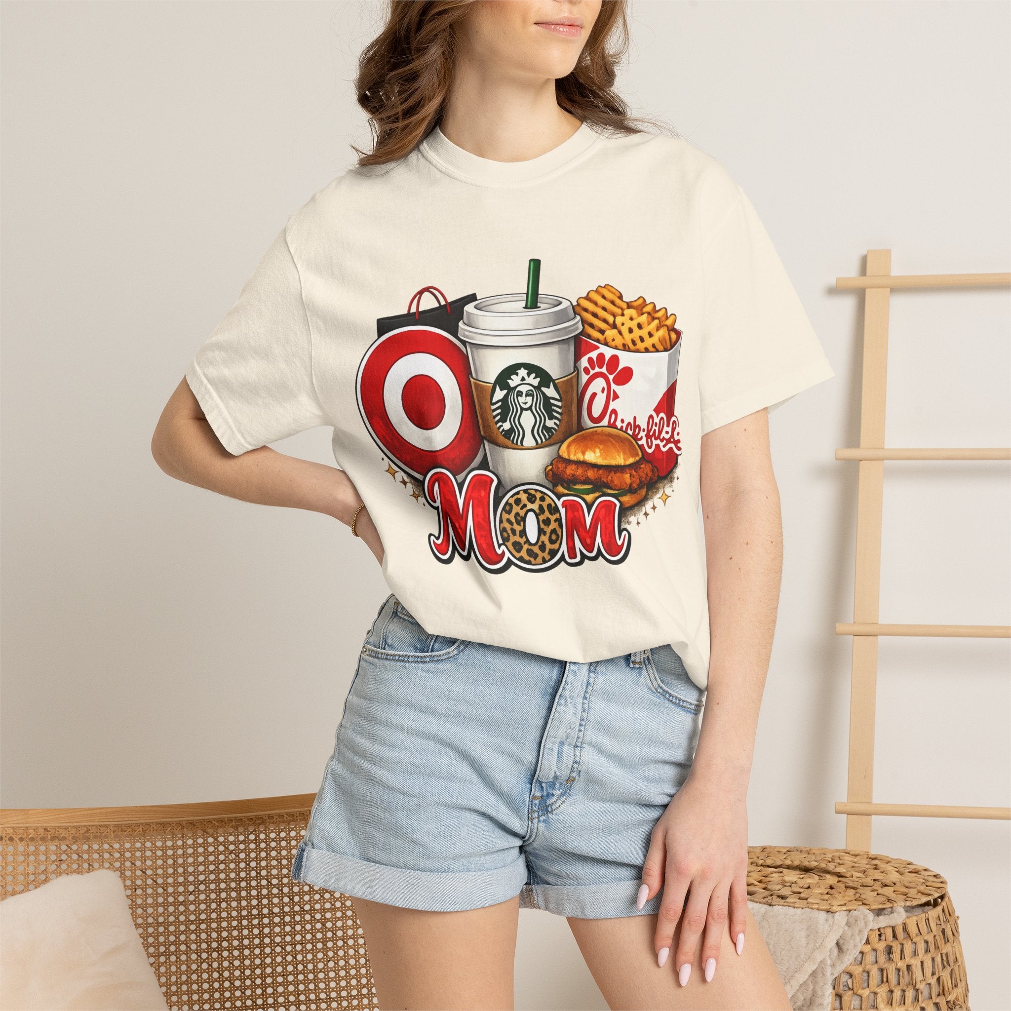 Mom Life Graphic T-Shirt — Target, Starbucks & Chick-fil-A Fan Tee