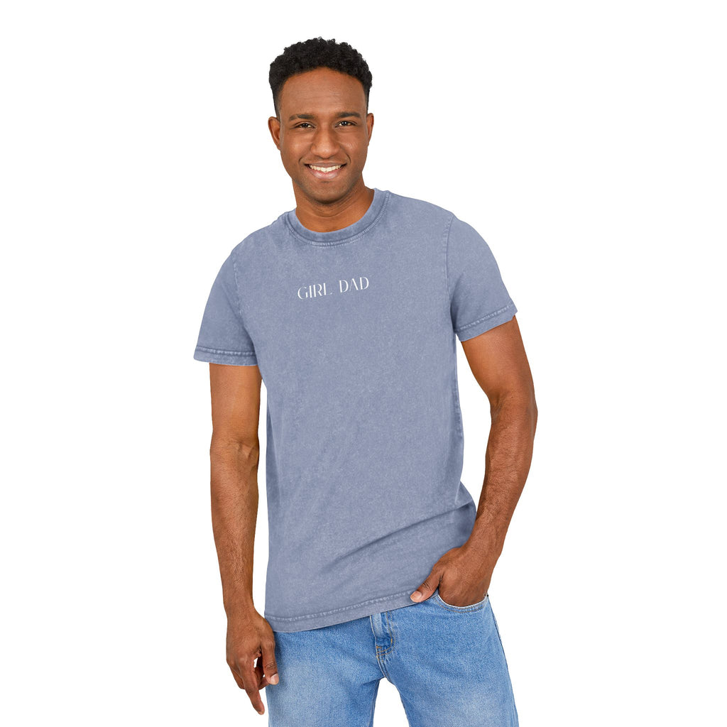 Girl Dad Shirt | Vintage Acid Wash Father’s Day Graphic Tee