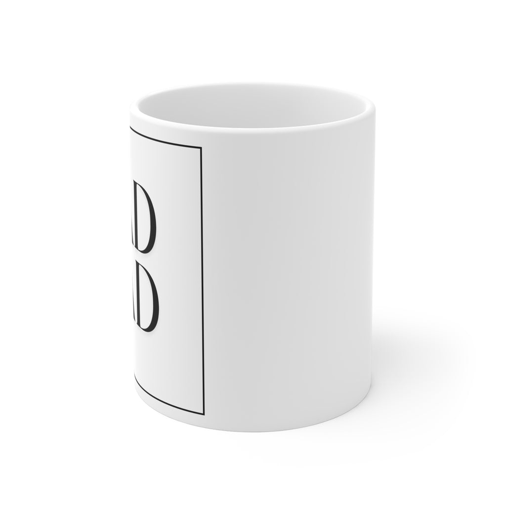 Rad Dad Mug, Father’s Day Mug for Dad, Funny Dad Coffee Mug, Minimalist Dad Gift, Gift for Husband, New Dad Mug, Cool Dad Cup, Ceramic Mug