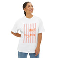 Girl Mama Boxy Tee — Pink Stripe Mom Shirt for New Moms & Mother’s Day