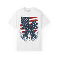 Patriotic Flag Bow T-Shirt — American Stars & Stripes Graphic Tee