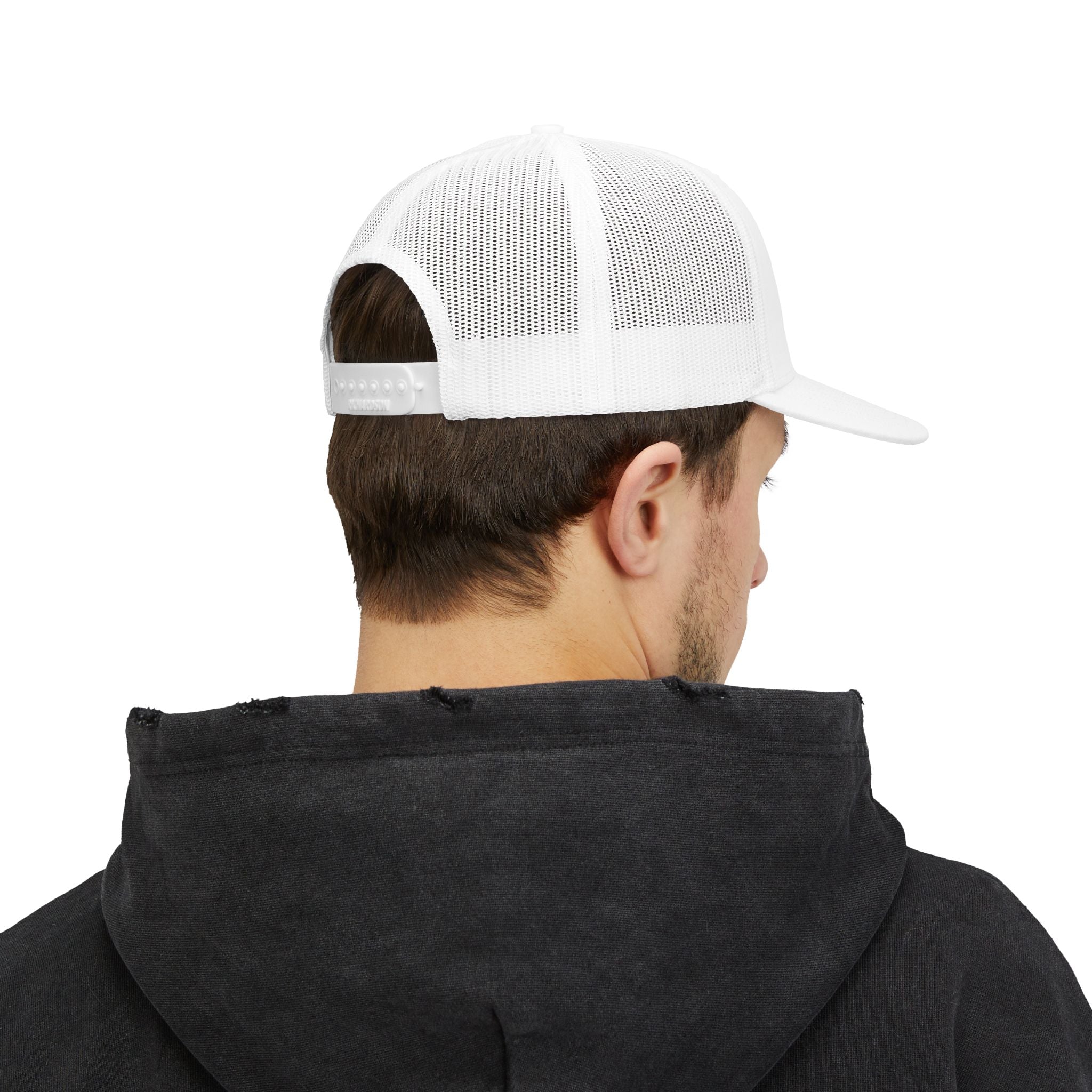 Mama Trucker Hat — Distressed Lettering Snapback Cap for Moms