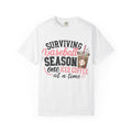 Baseball Season Iced Coffee T-Shirt — "Surviving Baseball Season One Iced Coffee at a Time"
