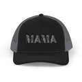 Mama Trucker Hat — Distressed Lettering Snapback Cap for Moms