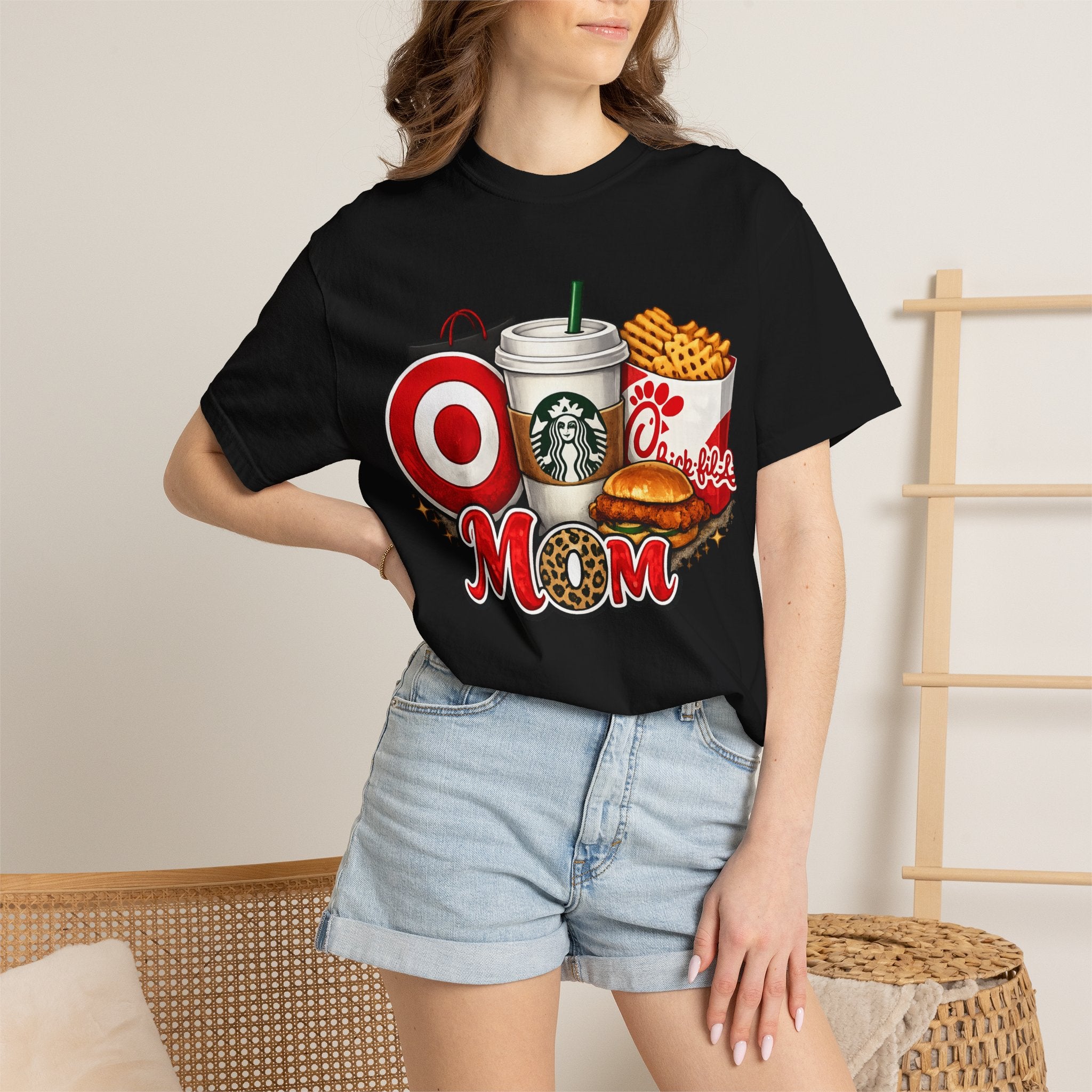Mom Life Graphic T-Shirt — Target, Starbucks & Chick-fil-A Fan Tee