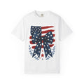 Patriotic Flag Bow T-Shirt — American Stars & Stripes Graphic Tee