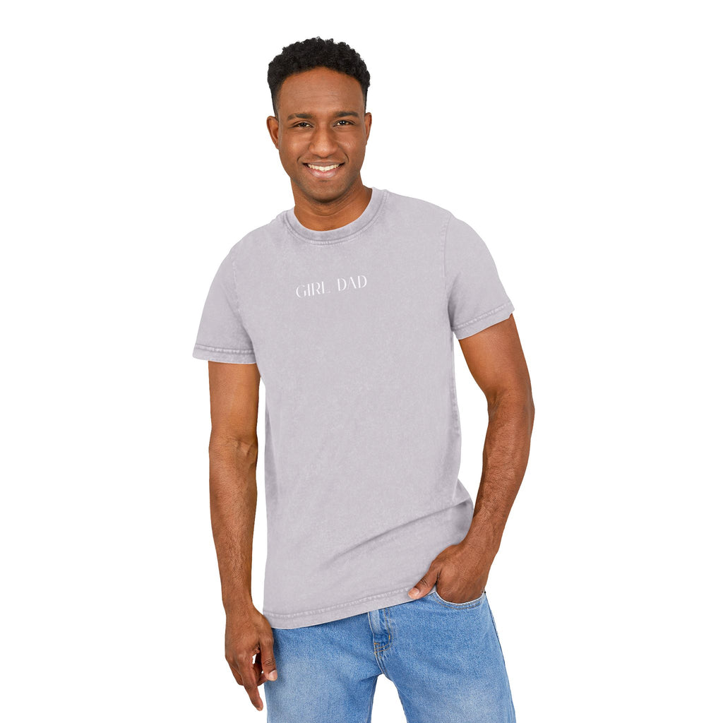Girl Dad Shirt | Vintage Acid Wash Father’s Day Graphic Tee