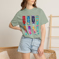 Alani Inspired Energy Drink Oversized Graphic Tee | Trendy Lavender Comfort Colors Style T-Shirt | Gym Girl, Energy Drink Lover, Casual Summer Tee