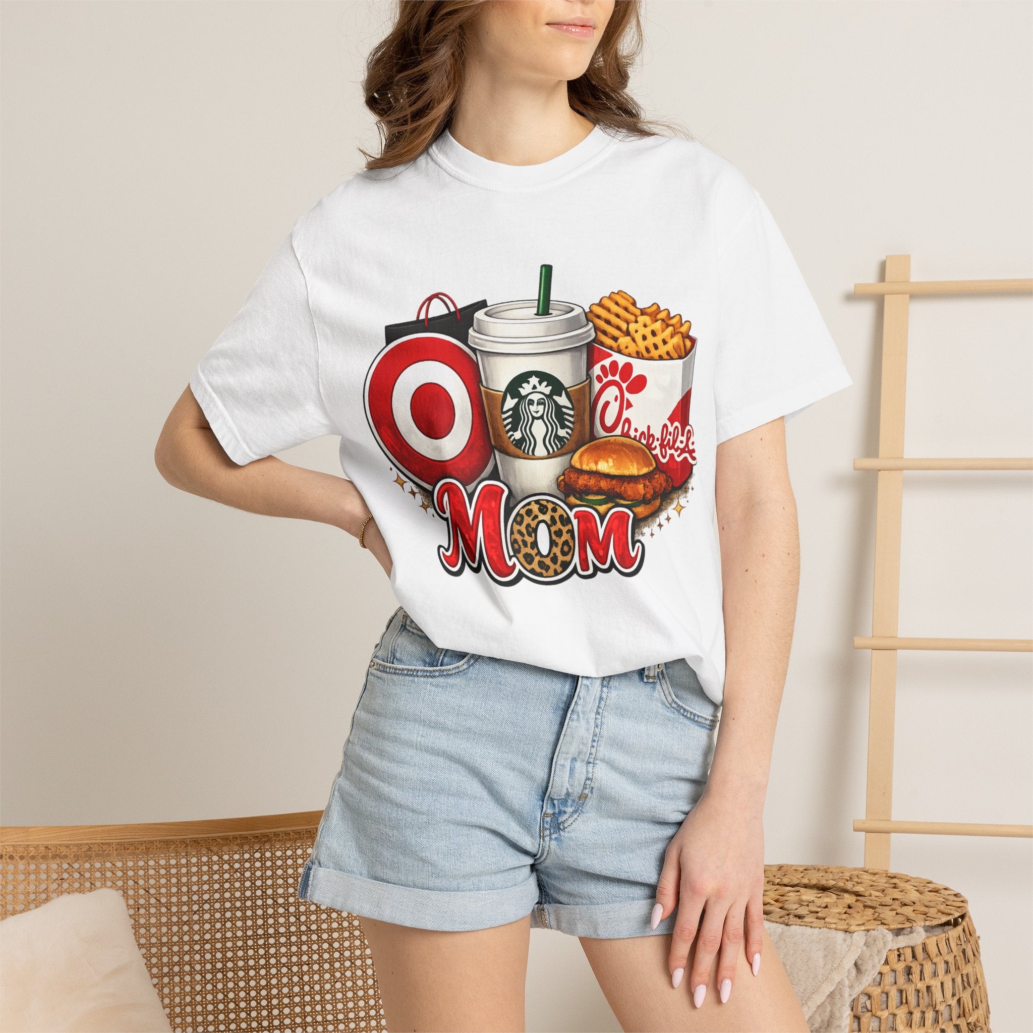 Mom Life Graphic T-Shirt — Target, Starbucks & Chick-fil-A Fan Tee
