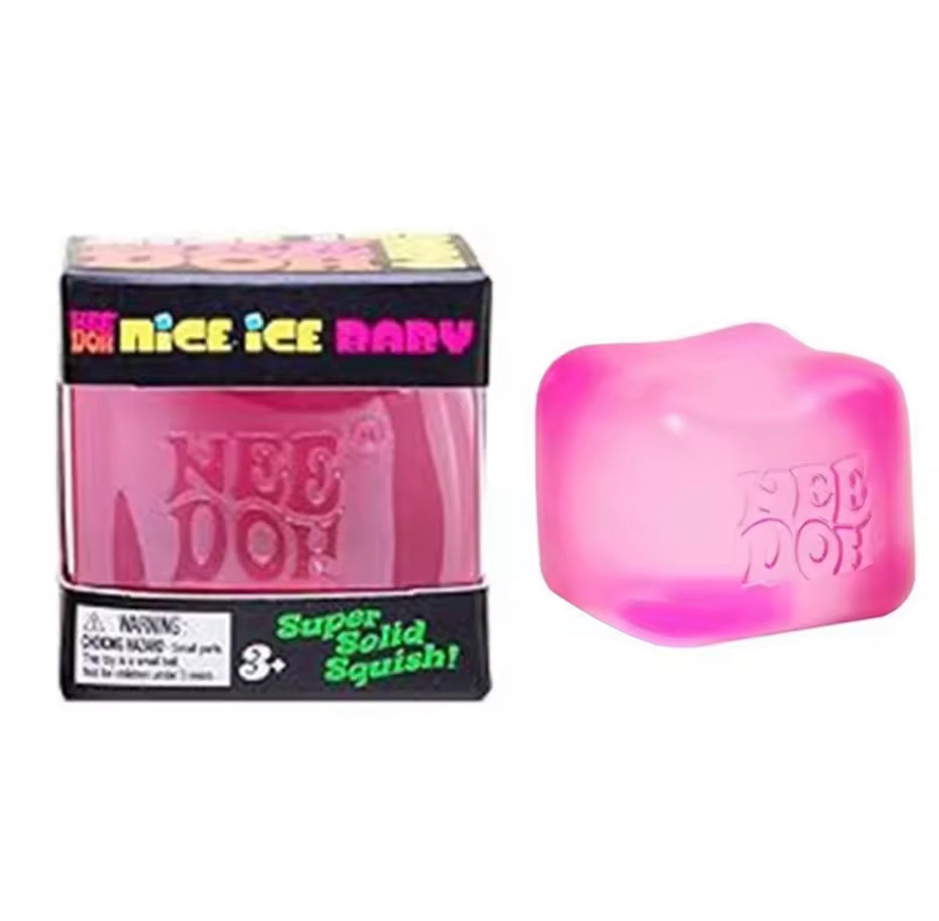 Pink Nice Cube Inspired Squishy