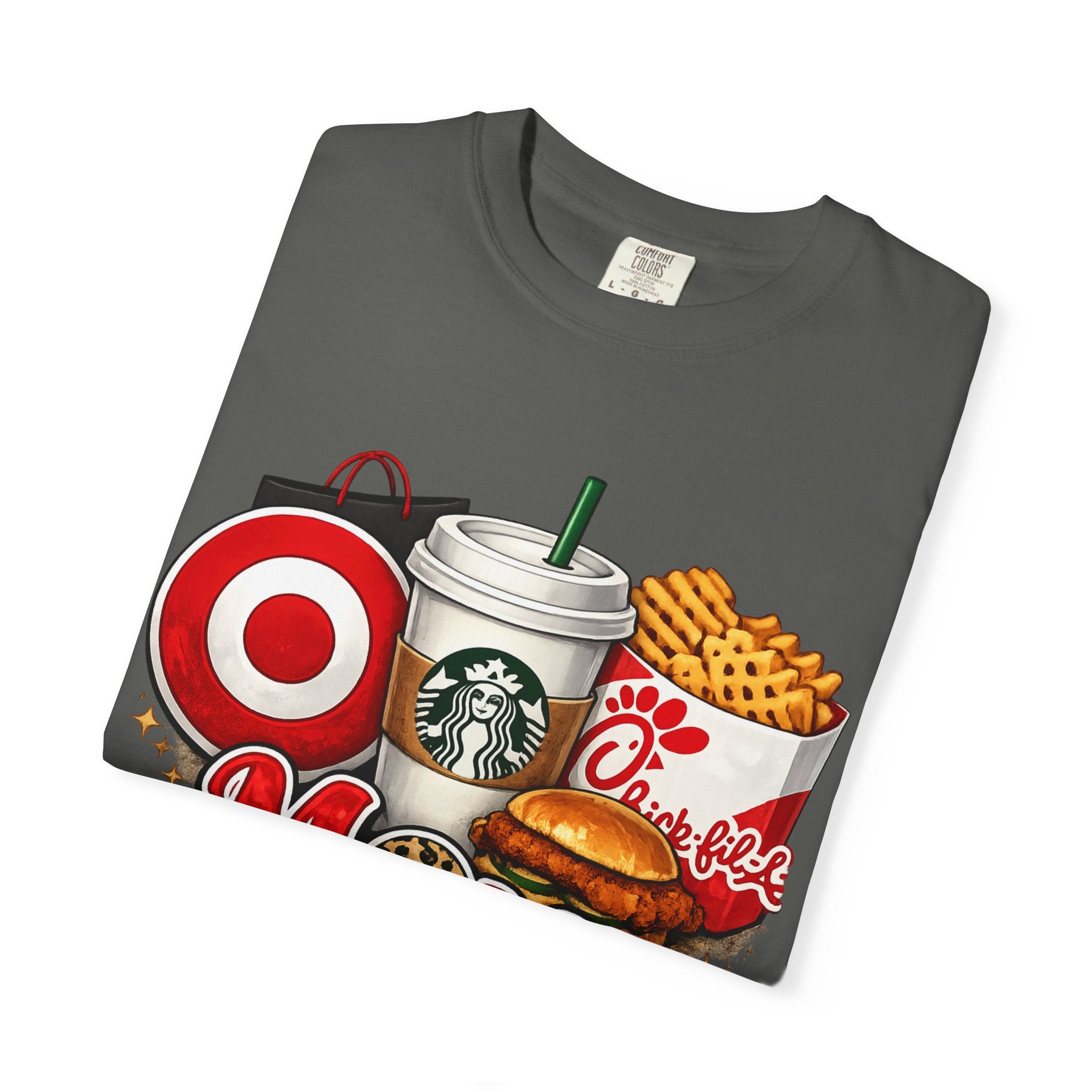 Mom Life Graphic T-Shirt — Target, Starbucks & Chick-fil-A Fan Tee