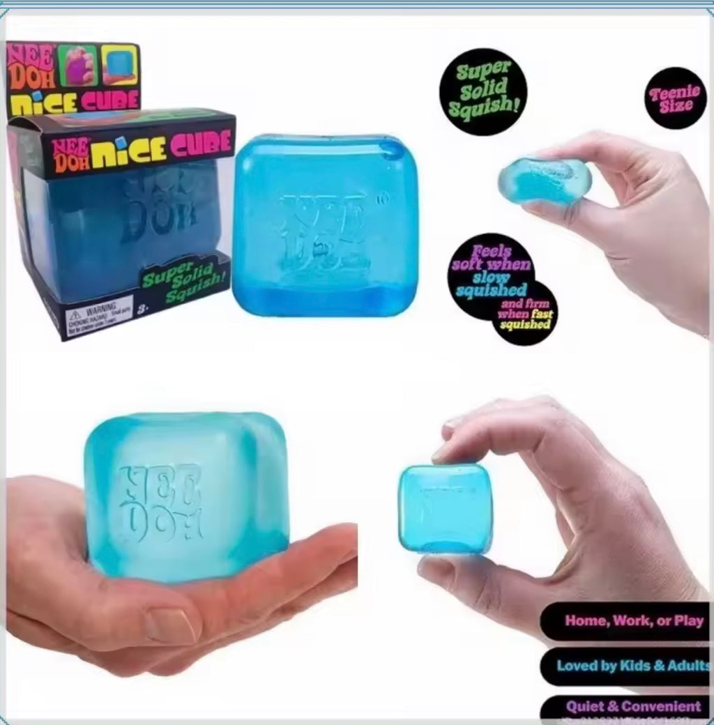 Blue Nice Cube Inspired Squishy